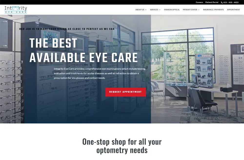Eye Care Websites with Google Business Profile Optimization Eye Care Websites with Google Business Profile Optimization