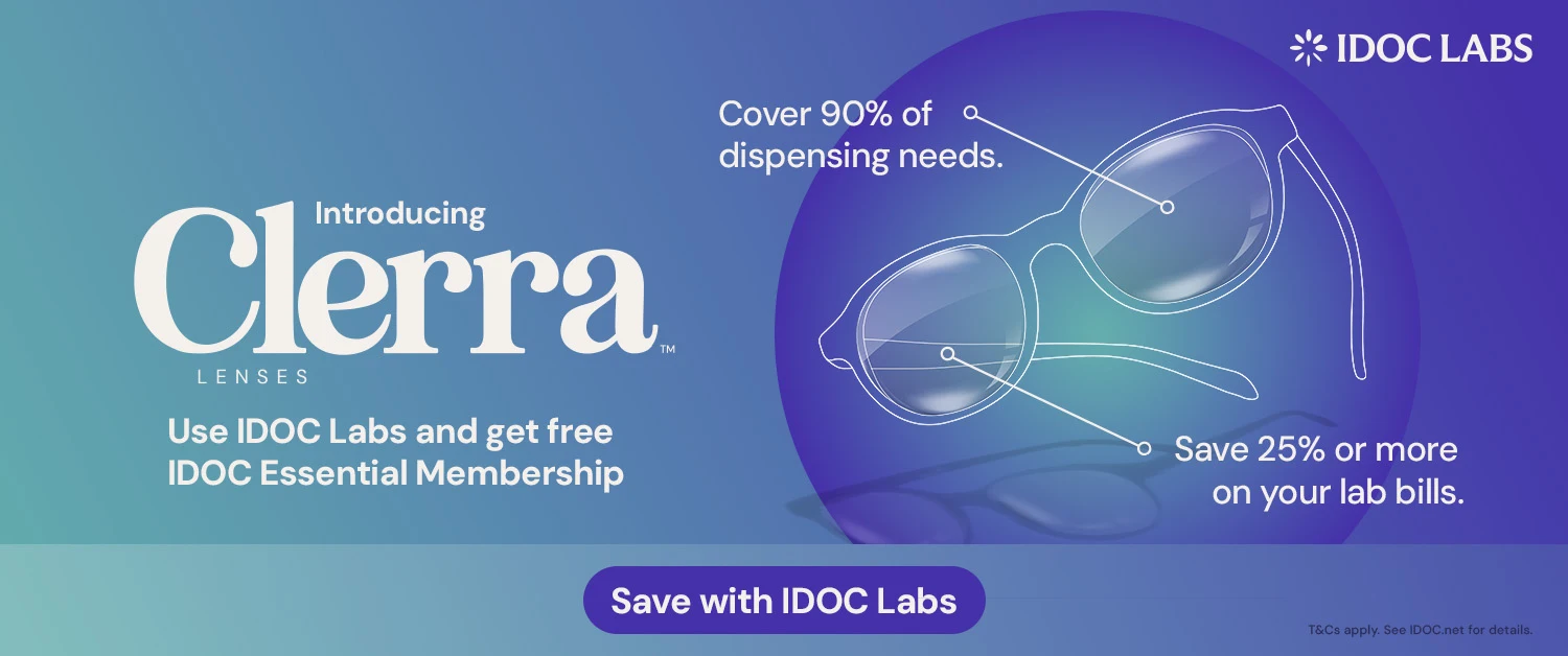 Clerra is an exclusive lens line from IDOC Labs built for independent optometrists and opticians.